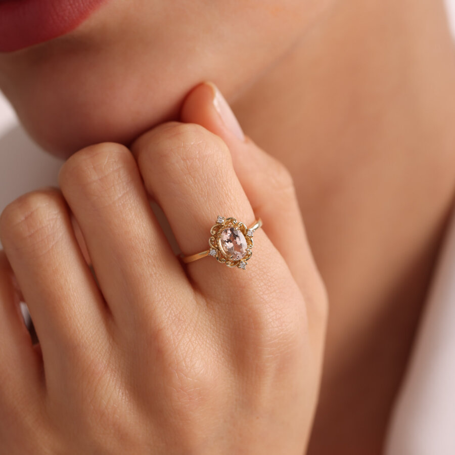 sarı taş vintage y - 2